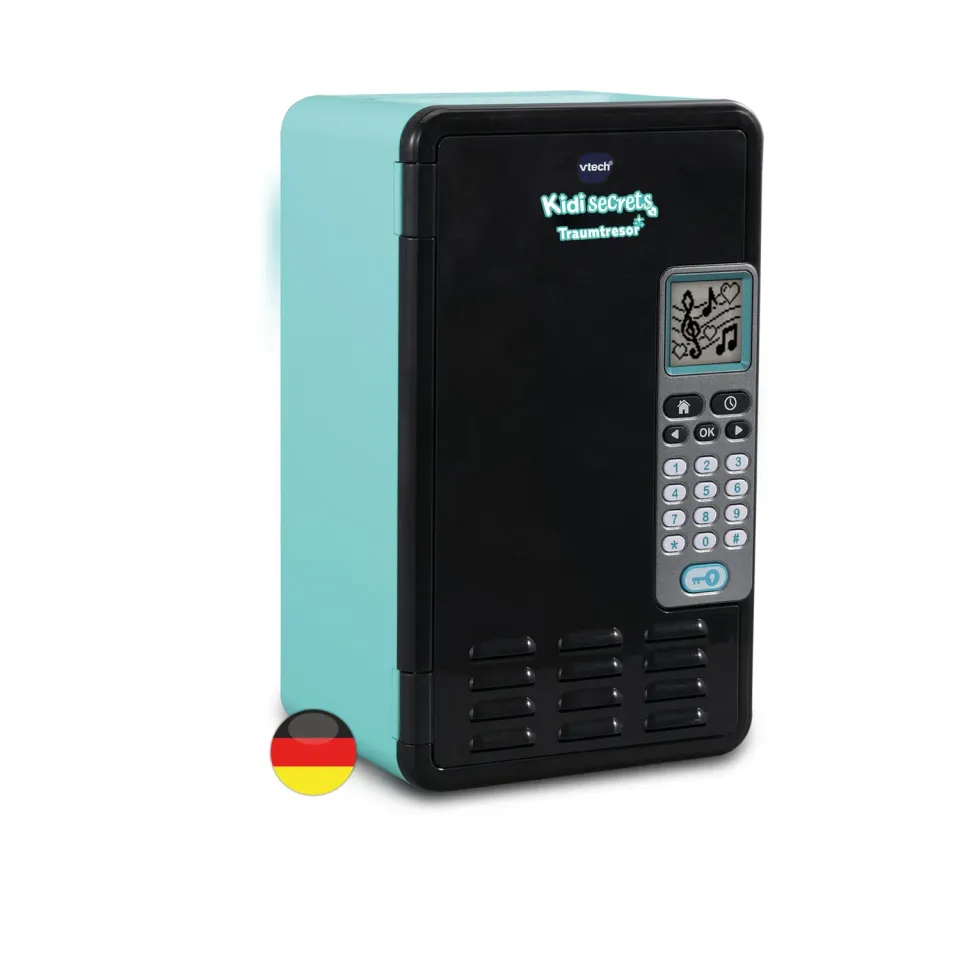 VTech KidiSecrets Traumtresor Kindersafe Lila-Schwarz mit Code
