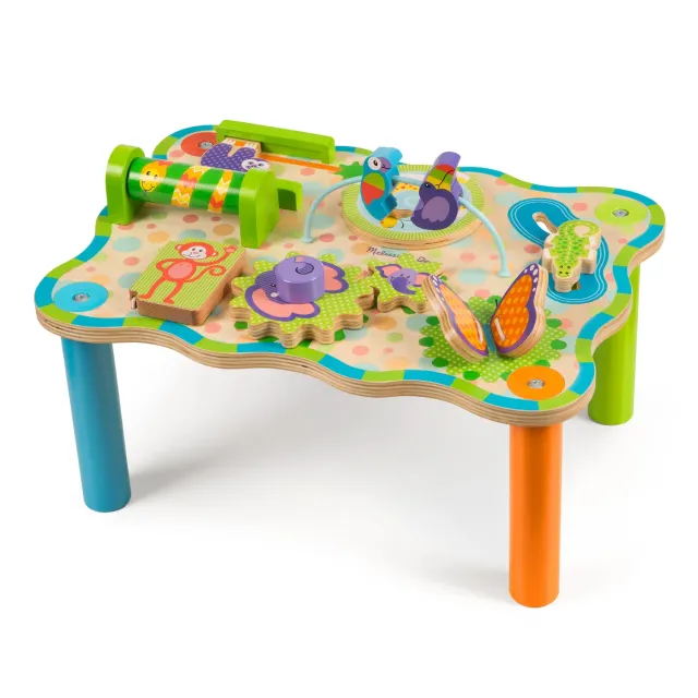 Melissa & Doug First Play Jungle Aktivitätstisch Holz