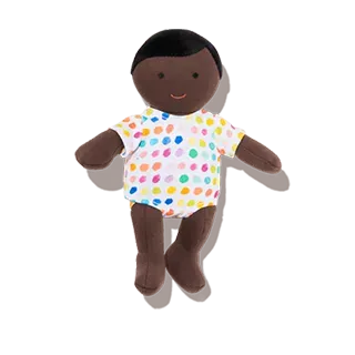 Lovevery Play Kits Soft Cotton Baby Doll Puppe dunkel weich