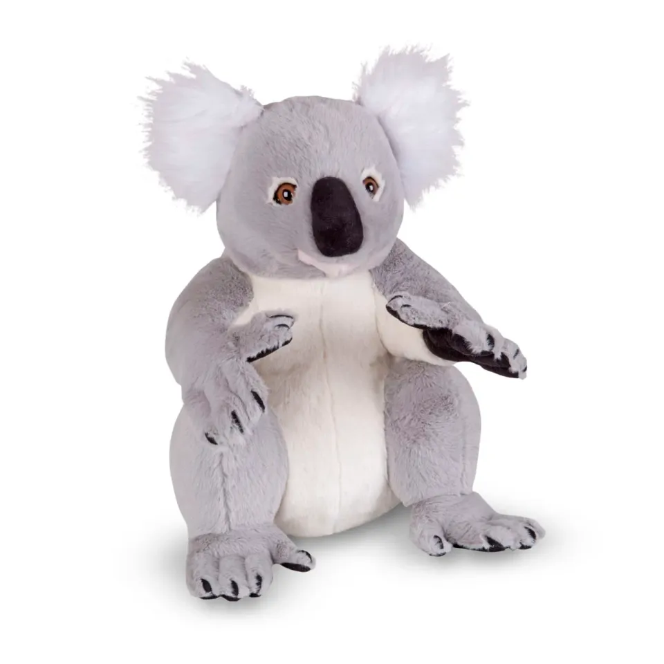 Melissa Doug Lifelike Plush Koala Plüschtier 35 cm grau