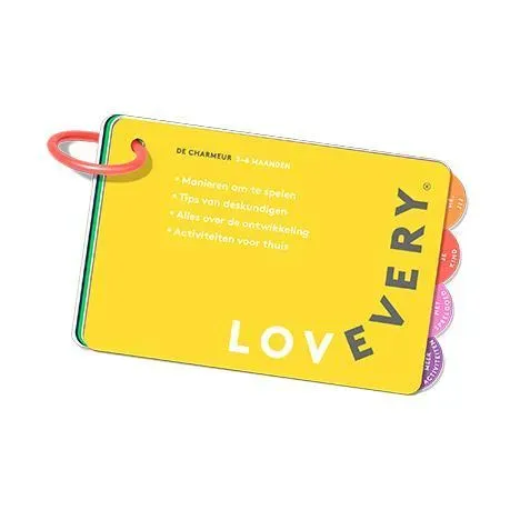 Lovevery Charmer Play Guide Monate 3-4 Anleitung NL