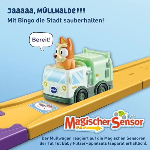 VTech Tut Tut Bingos Müllwagen Spielauto 1-5 Jahre Musik