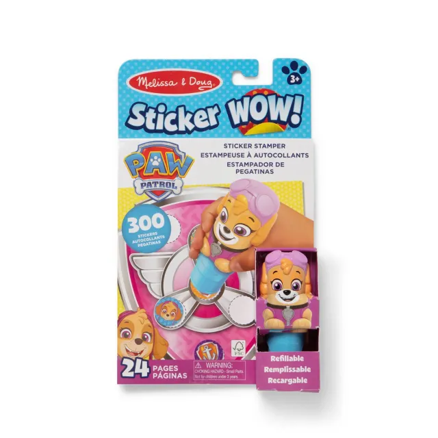 Melissa & Doug Sticker WOW! PAW Patrol Skye Stickerheft 300 Sticker