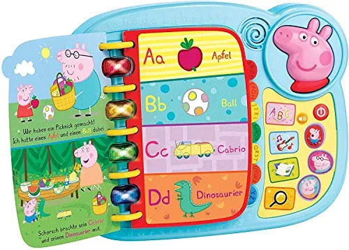 Vtech Peppas ABC-Buch Lernbuch für Kinder 2-5 Jahre