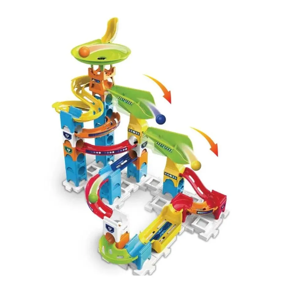 VTech Marble Rush Double Drop Set Kugelbahn 47-teilig interaktiv