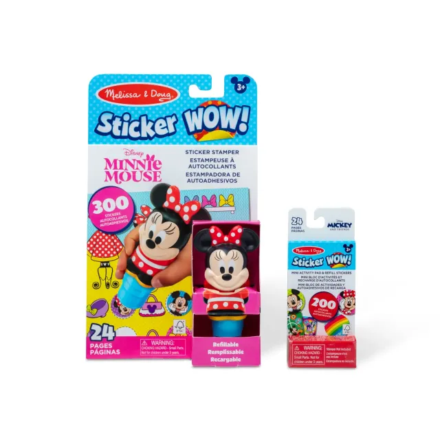 Melissa & Doug Sticker WOW Minnie Mouse Sticker-Set 500 Sticker