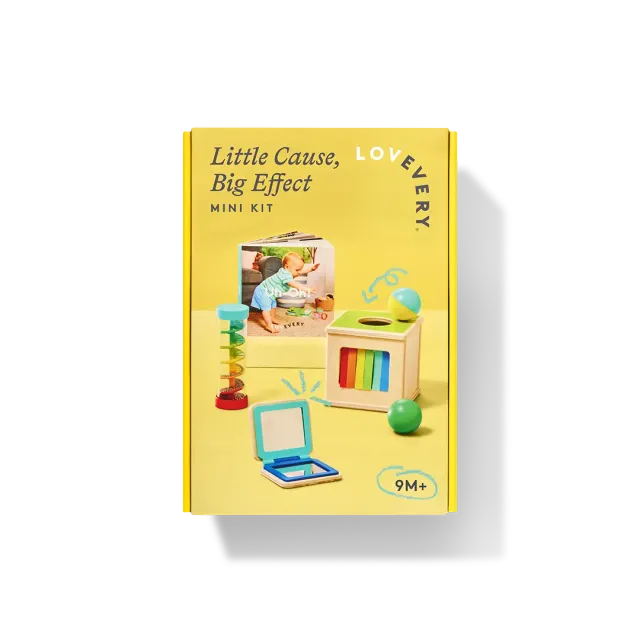 Lovevery Mini Kits Little Cause Big Effect Lernspiel ab 9 Monate