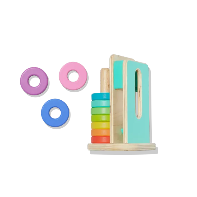 Lovevery Play Kits Wooden Stack & Slot Steckspiel Holz ab 1 Jahr