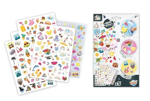 Buki France FK018 Stickertasche Summer Sticker 200 Sommer Gold