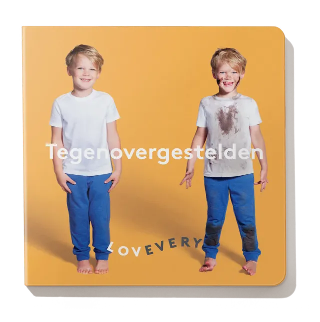 Lovevery Opposites Pappbilderbuch Niederländisch Gegenteile