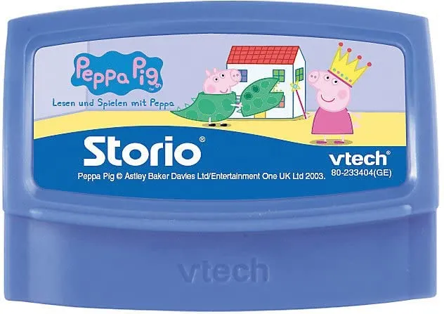 VTech Storio 2 Peppa Pig Lernspiel Kartusche Lesen Zählen