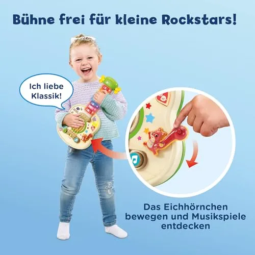VTech Baby Interaktive Holz-Gitarre 80-620804