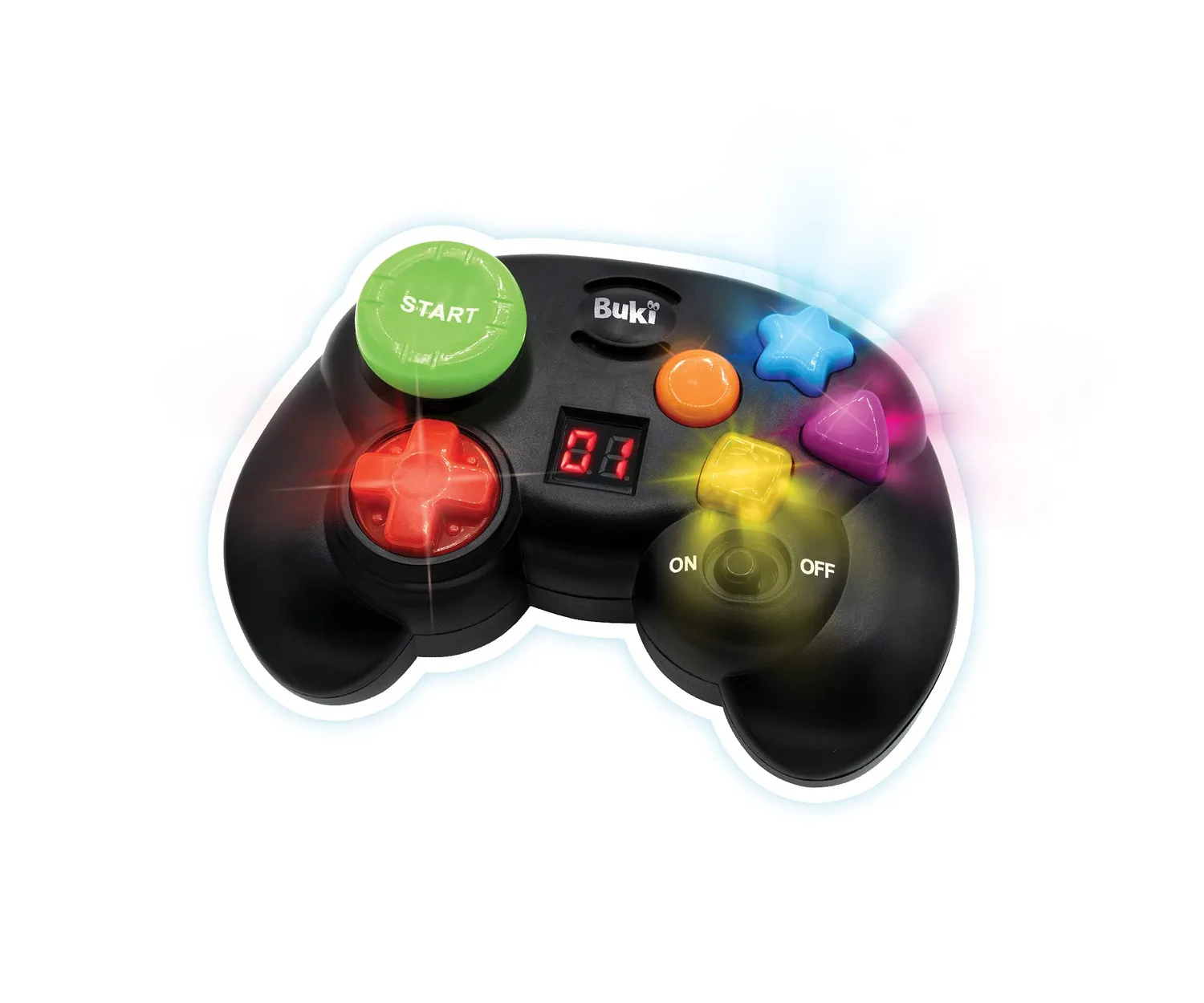 Buki 6209 Gamepad Memory Gedächtnisspiel mit Sound