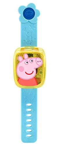 VTech Peppa Pig Lernuhr Kinderuhr englische Version mit Spielen
