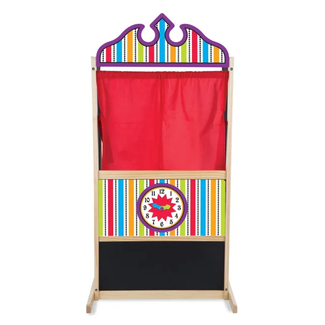 Melissa & Doug Wooden Deluxe Puppet Theater Holz
