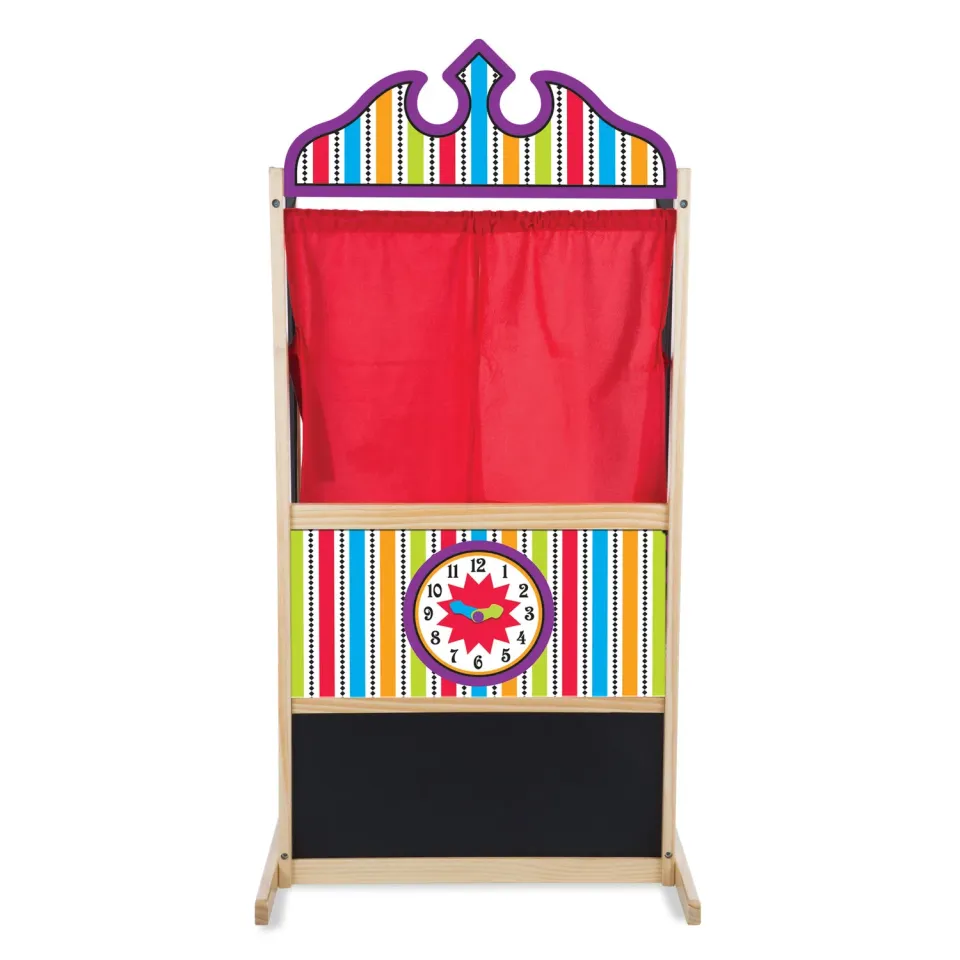 Melissa & Doug Wooden Deluxe Puppet Theater Holz