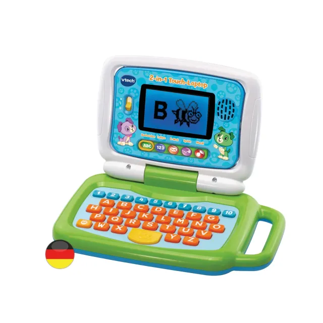 VTech 2-in-1 Touch-Laptop Lerncomputer Mehrfarbig Touchscreen