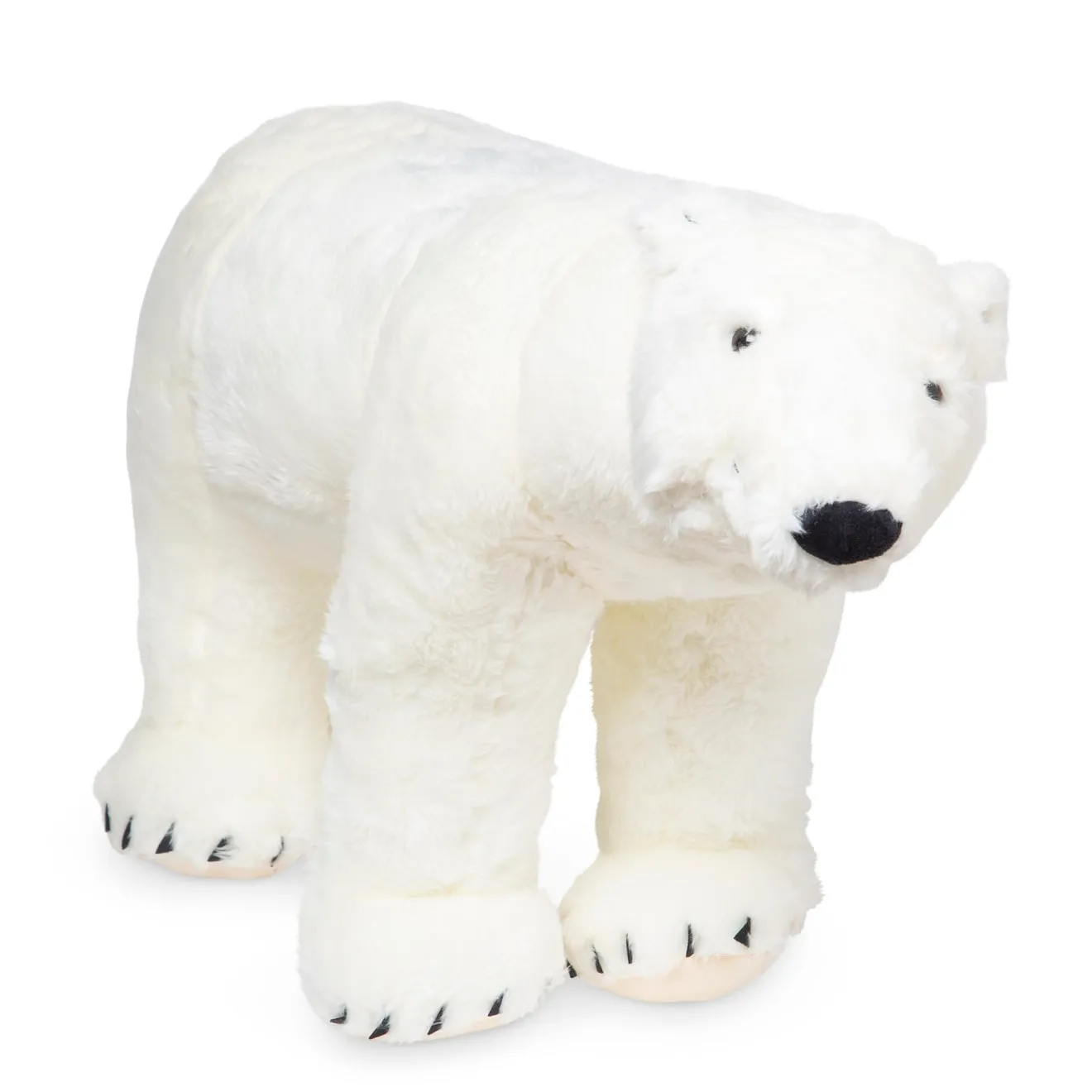 Melissa & Doug Riesen Plüschtier Eisbär weiß 90 cm