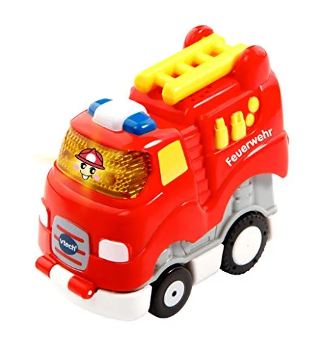 VTech Tut Tut Baby Flitzer Press & Go Feuerwehr Spielauto mit Sound