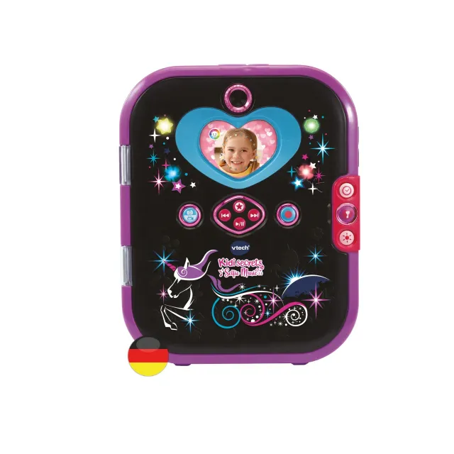 VTech Kidisecrets Selfie Music 2.0 Tagebuch schwarz mit Kamera