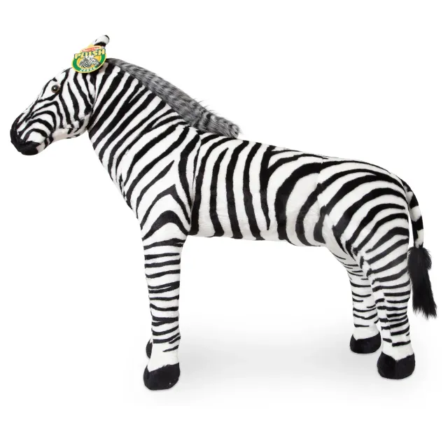 Melissa & Doug Zebra Plüschtier stehend riesig ab 3 Jahre