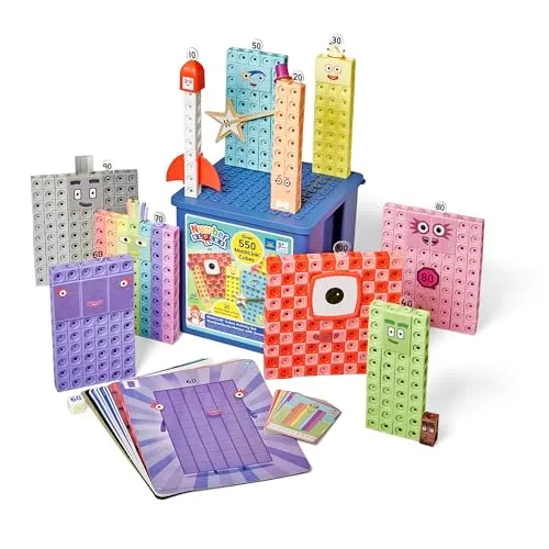 Learning Resources MathLink Cubes Heroes with Zeroes Set 616 Teile
