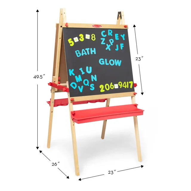 Melissa & Doug Deluxe Magnetic Standing Art Easel Staffelei Holz magnetisch