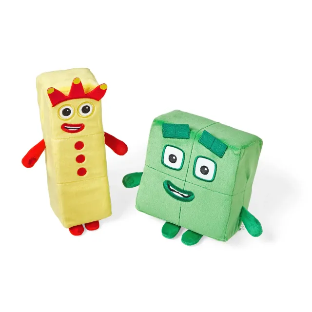Learning Resources Numberblocks Drei und Vier Plüsch 2er-Set