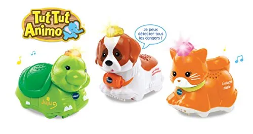 VTech Tut Tut Animo Trio-Box Tierfiguren 3er-Set Katze Schildkröte