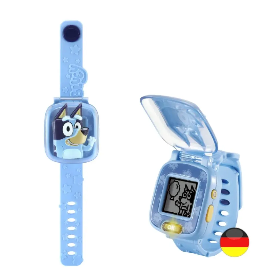 VTech Bluey Lernuhr Kinderuhr mit 4 Spielen 3-6 Jahre
