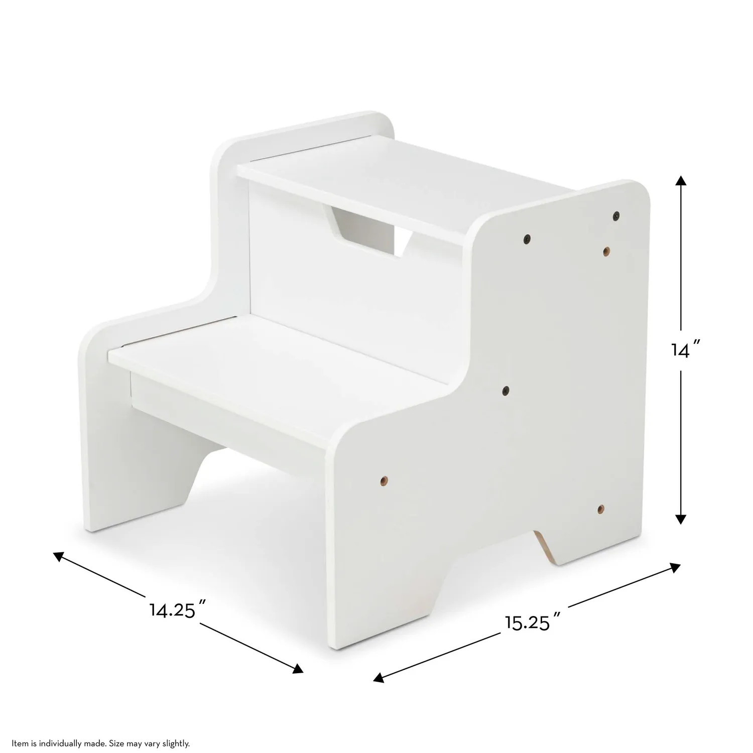 Melissa & Doug Tritthocker Holz Weiß 2 Stufen bis 45 kg