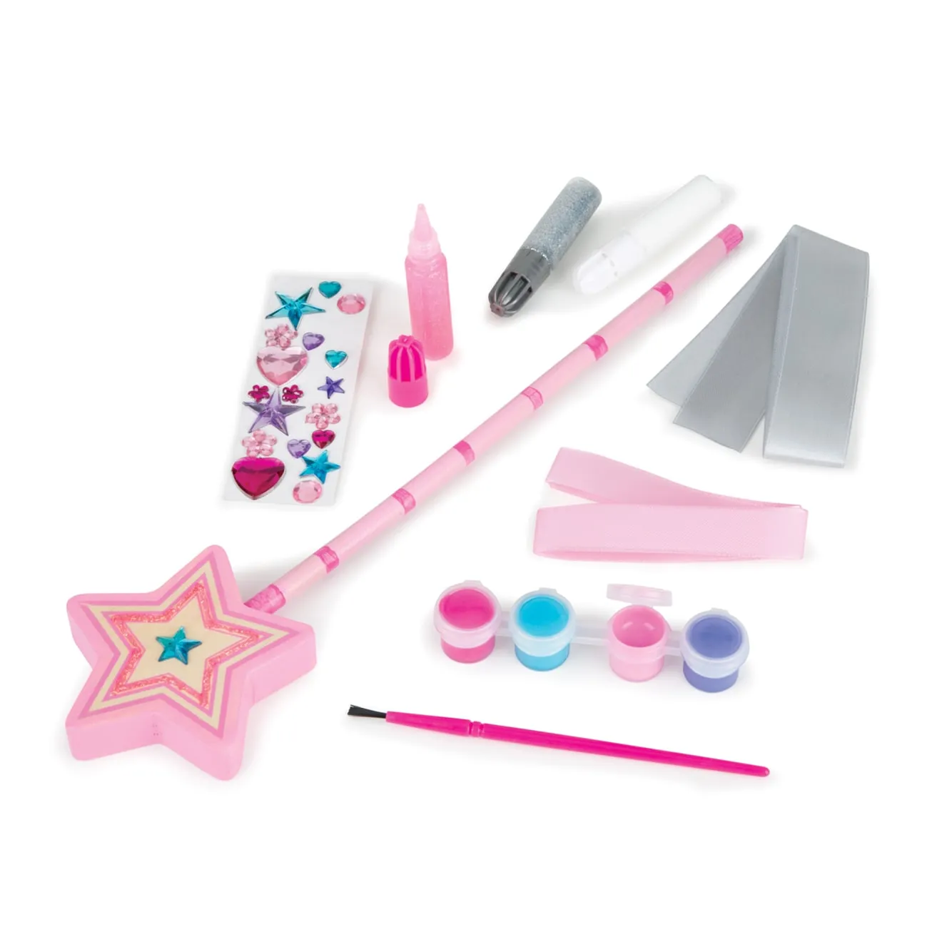 Melissa & Doug Decorate-Your-Own Prinzessin Zauberstab Bastelset Holz