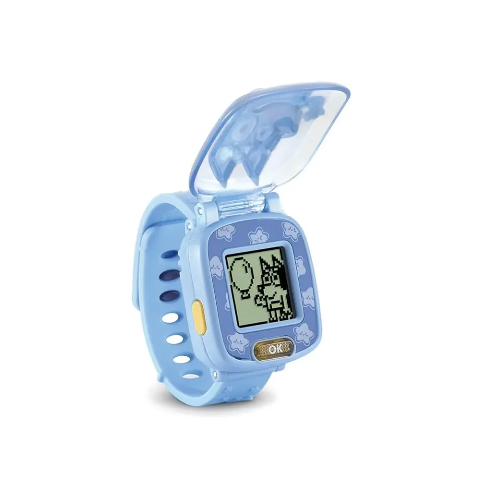 VTech Bluey interaktive Kinderuhr französisch mit Spielen