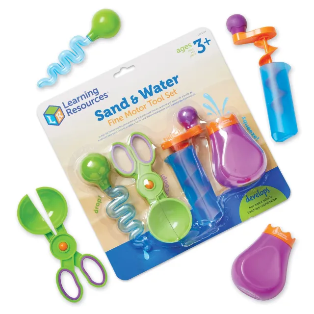 Learning Resources Sand & Wasser Feinmotorik-Spielzeug 4 Teile Sommer