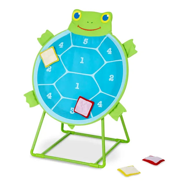 Melissa & Doug Dilly Dally Zielwurfspiel Schildkröte Bohnenbeutel