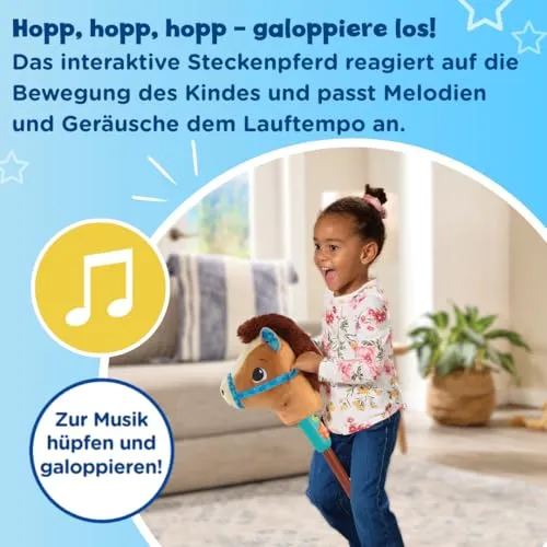 VTech Galoppier-mit-Mir Pferd Steckenpferd Sound