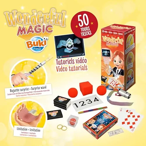 Buki Wonderful 6064 Zauberkasten 50 Tricks ab 7 Jahren