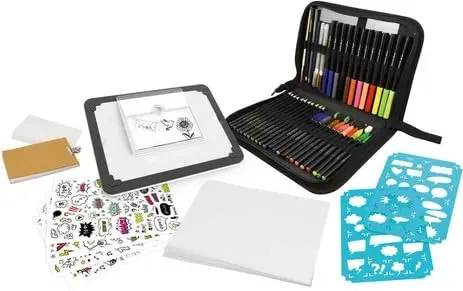 Buki Professional Studio 5432 Leuchttablett Weiß 3 in 1
