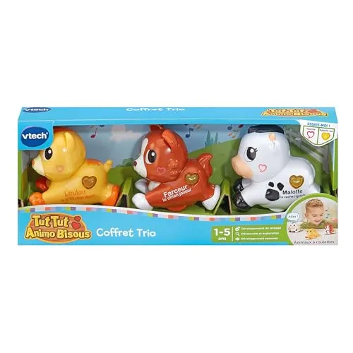 VTech Tut Tut Animo Bisous Trio Rolltiere französisch