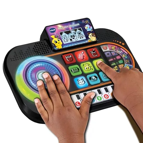 VTech Mini-Mischpult DJ-Pult Turntable für Kinder 3-7
