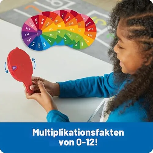 Learning Resources LER3792 Multiplikations-Quizrad Einmaleins 0-12