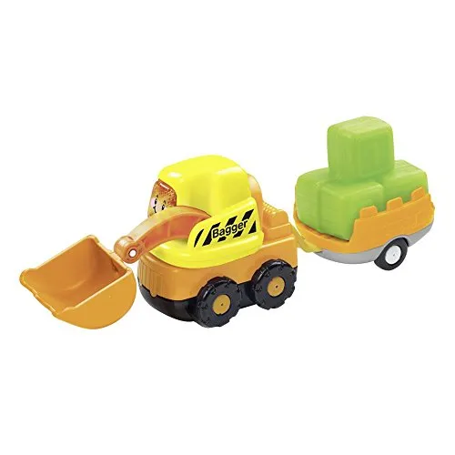 VTech Tut Tut Baby Flitzer Bagger mit Anhänger Spielfahrzeug
