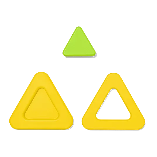 Lovevery Play Kits Geo Shapes Puzzle Dreieck Teile