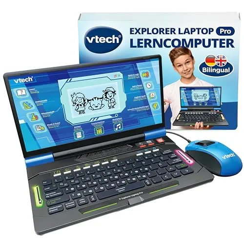 VTech Explorer Laptop Pro Lerncomputer 164 Spiele Deutsch