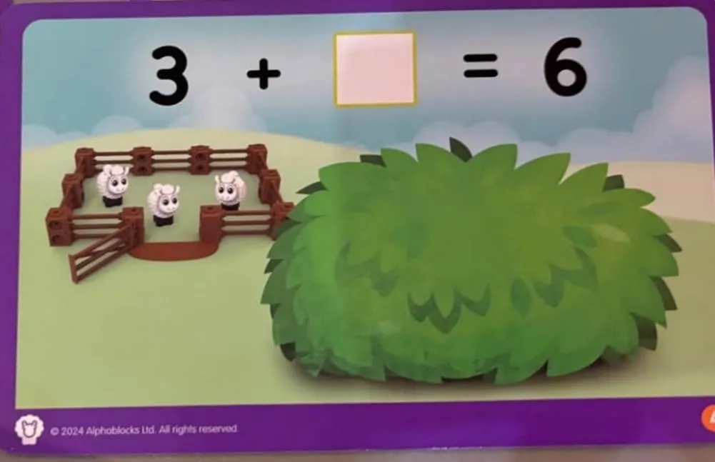 Learning Resources MathLink Numberblocks Bauernhof Schafe 53-tlg.