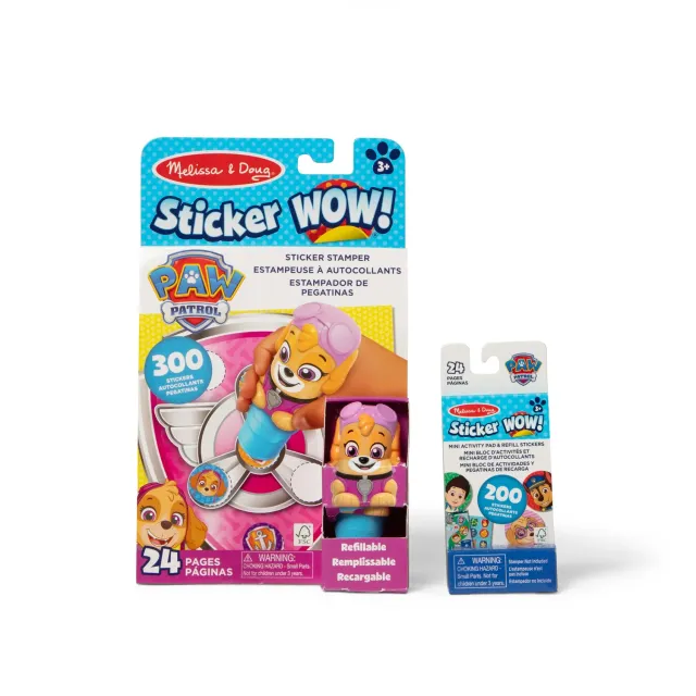 Melissa & Doug Sticker WOW Skye Bundle Stempel 500 Sticker