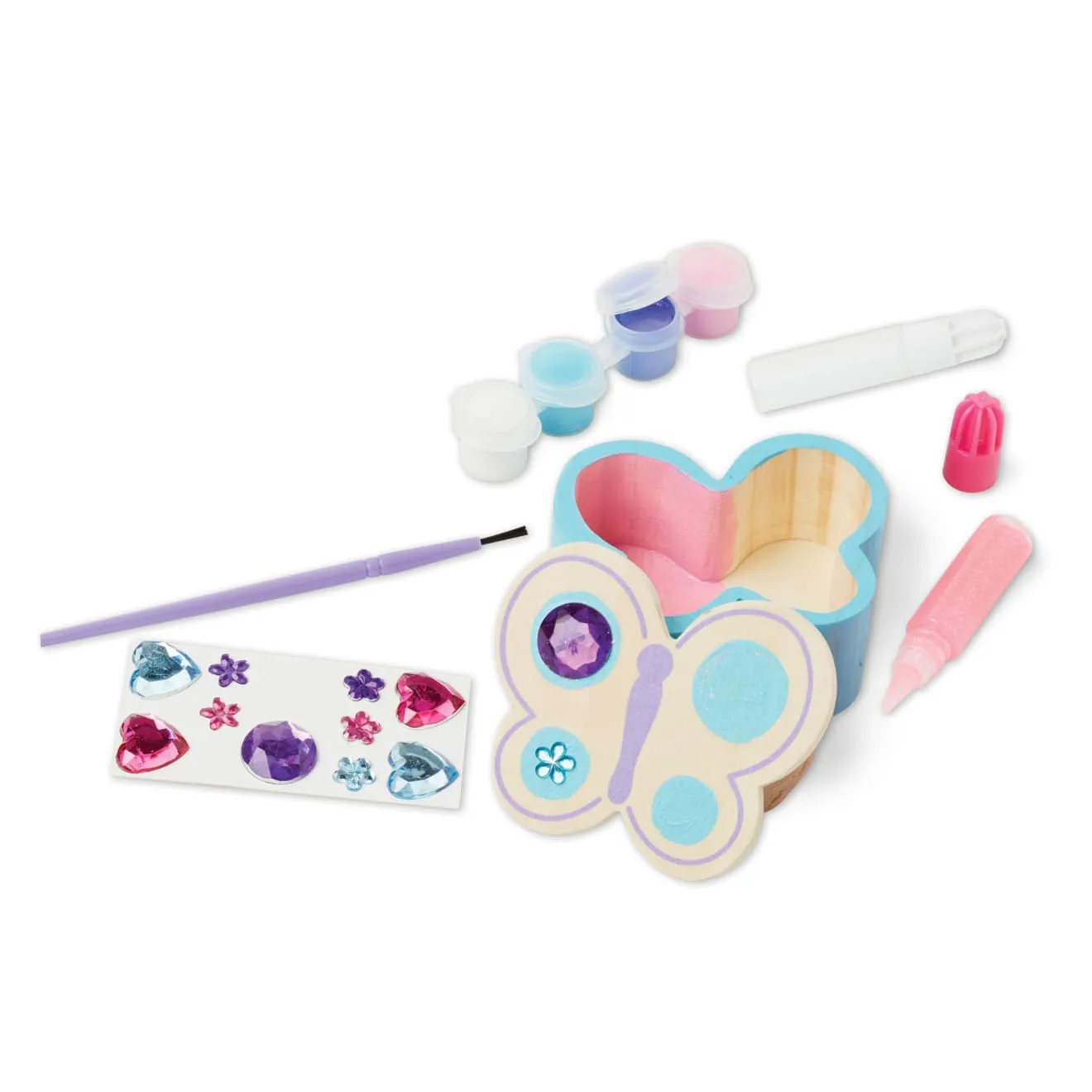 Melissa & Doug Butterfly Box Holz Bastelset Schmetterling