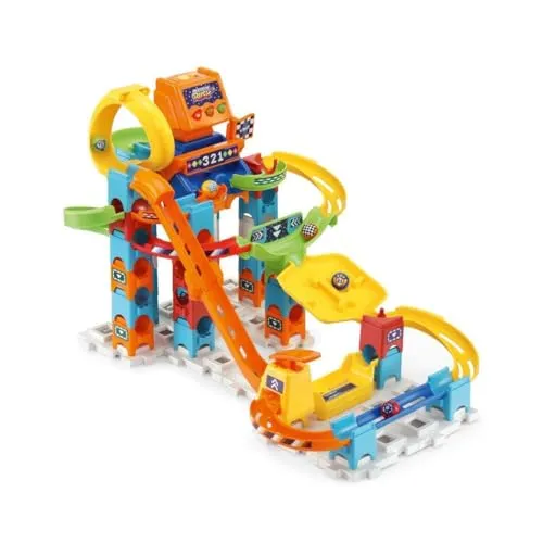 VTech Marble Rush Racing Set M200E Kugelbahn 73 Teile mit Sound