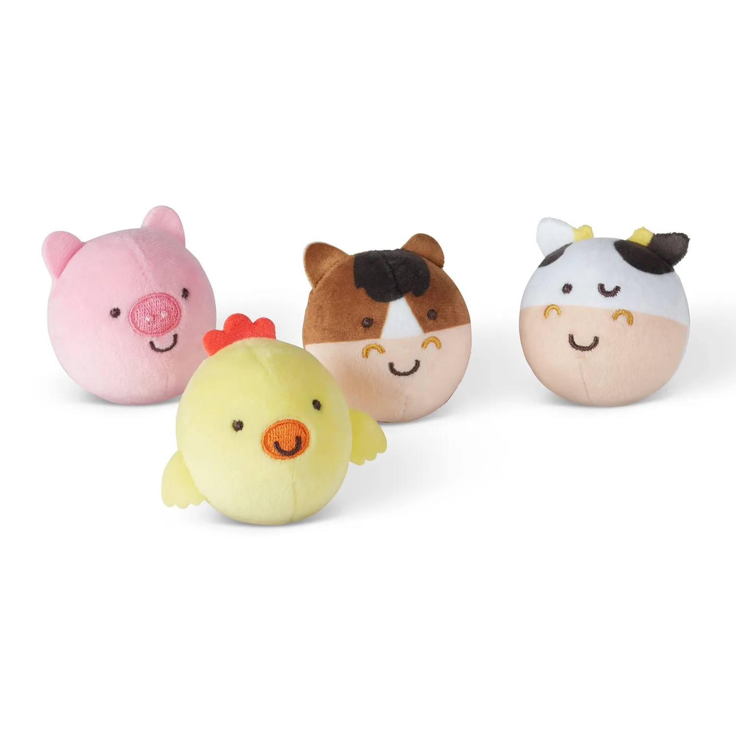 Melissa & Doug Rollables Farm Friends Babyspielzeug 4 Tiere