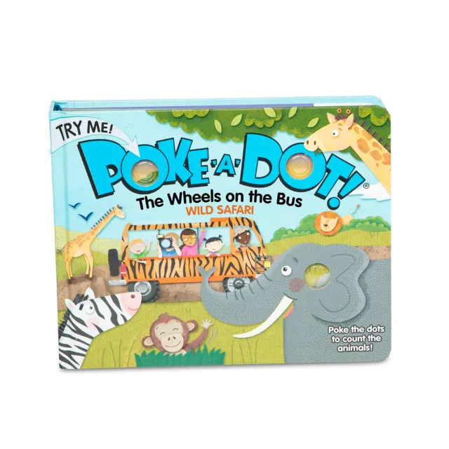Melissa & Doug Poke-a-Dot Wheels on the Bus Soundbuch Safari